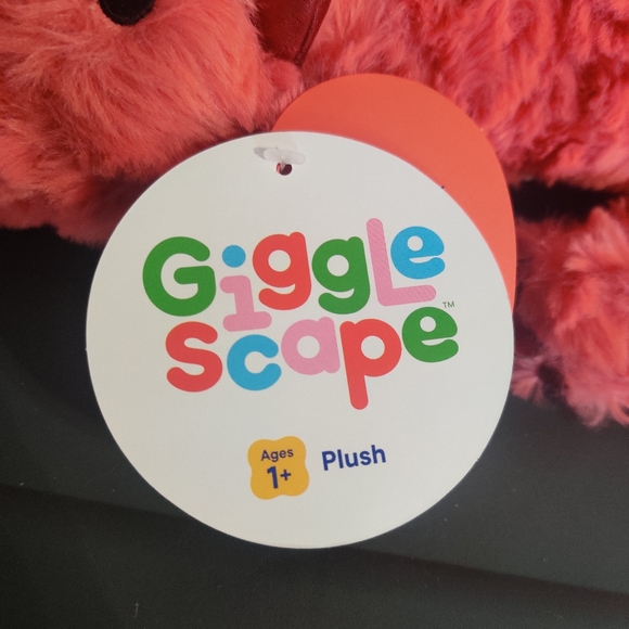 Gigglescape Red Dragon Plush NWT Super Soft Fuzzy New Stuffed Animal Valentine's - Picture 7 of 14